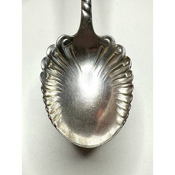 1847 Rogers Brothers "ASSYRIAN HEAD" Spoon Silverplate 6" Monogram "D" on back - Picture 7 of 7